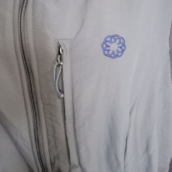 Catherines gray fleece full zip jacket coat size 1x (18/20) - Picture 6 of 7